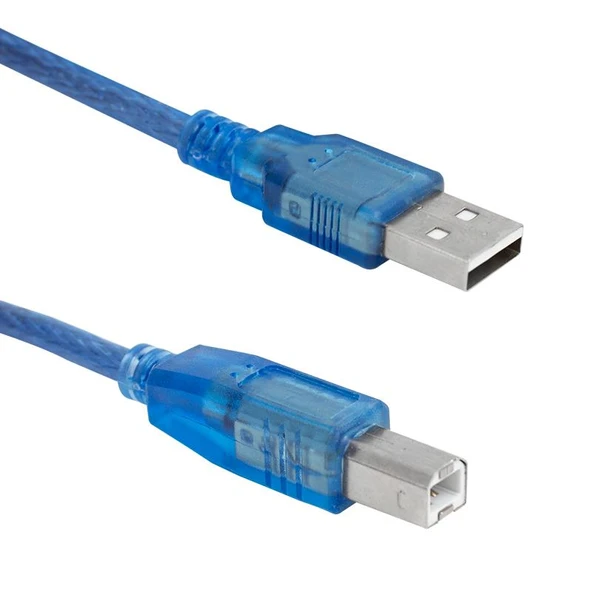 2.0 Şeffaf 10 Metre Usb Yazici Kablosu ürün görseli 1