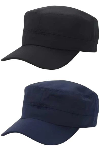 Unisex Pamuklu Castro Şapka 2 Adet - Resim 3