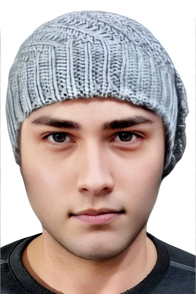 Erkek Örgü Triko Kışlık Bere - Resim 2