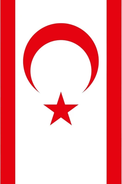 Kıbrıs Kktc Bayrağı  50x75 Cm. - Resim 6