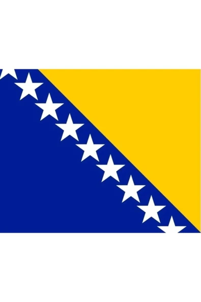 Bosna Hersek Bayrağı  50x75 cm. - Resim 7