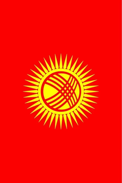 Kırgızistan Bayrağı  50x75 cm - Resim 2