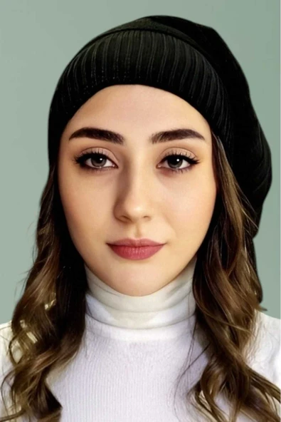 Kadın Kışlık Triko Örgü Bere ve Boyunluk - Resim 5
