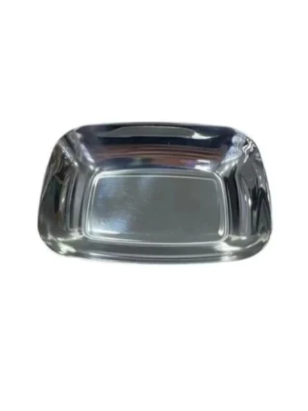 Kısmet KIS KY12 304 Kalite Kare Çelik Kayık Tabak 12 cm ürün görseli 1