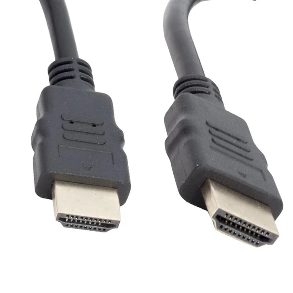 Plasti̇k Düz Si̇yah 30 Cm Poşetli̇ Hdmi Kablo ürün görseli 1
