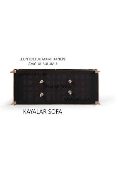 Ak sofa Leon Koltuk Takımı 3 3 1 - Resim 6
