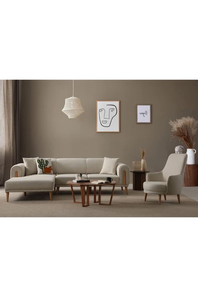 Ak sofa Leon Köşe+Berjer Sol Köşe ürün görseli 1