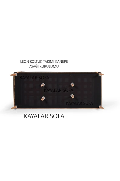 Ak sofa Leon Koltuk Takımı Antrasit 3+3 - Resim 7