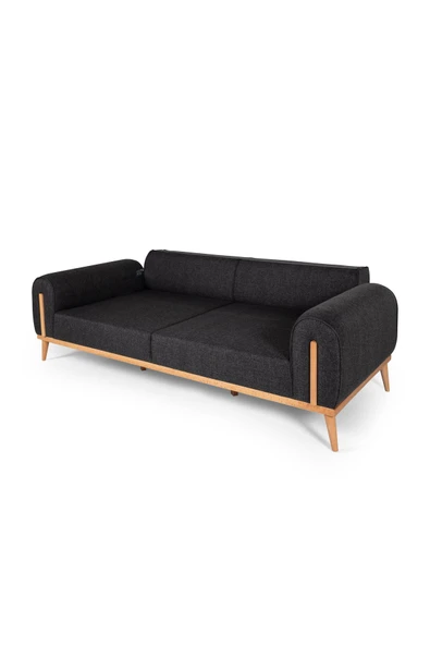 Ak sofa Leon Antrasit 3+1 Koltuk Takımı - Resim 3