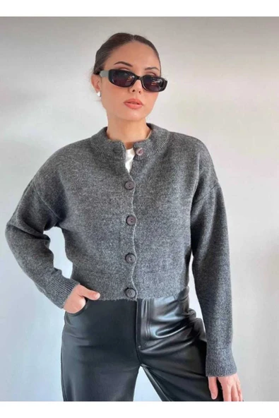 ANTRASİT RENGİ HIRKA ürün görseli 1