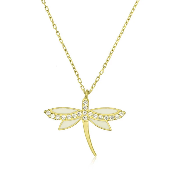Gümüş Gold Yusufçuk Bayan Kolye SL4567 ürün görseli 1