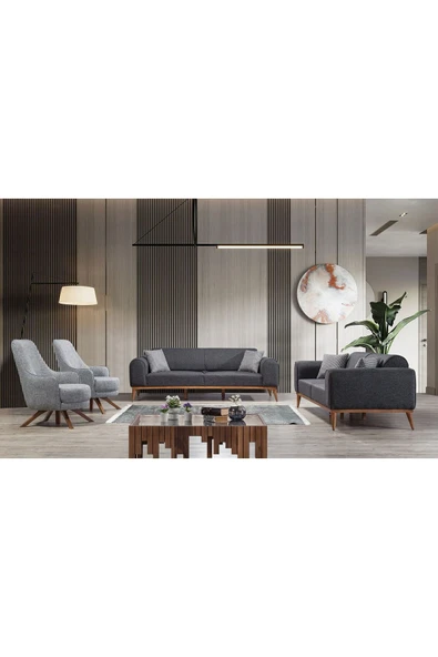 Ak sofa Odessa Koltuk Takımı 3+3+1 ürün görseli 1