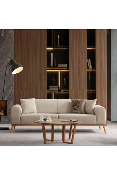 Ak sofa Odessa Koltuk  Sütlü Kahve 3+3 ürün görseli 1