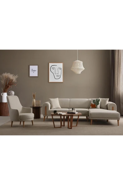 Ak sofa Leon Köşe+Berjer Sağ Köşe ürün görseli 1