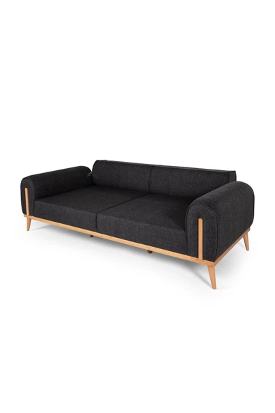 Ak sofa Leon Koltuk Takımı Antrasit 3+3 - Resim 6