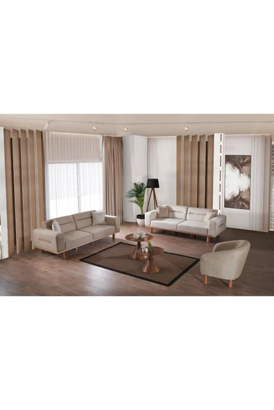 Ak sofa Bohem 3+3+1 Koltuk Takımı ürün görseli 1