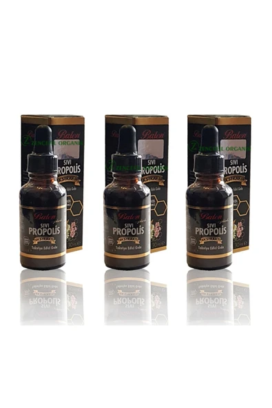 3 Adet Propolis Ekstraktı Su Bazlı Damla 30 Ml X 3 Sıvı Propolis ürün görseli 1
