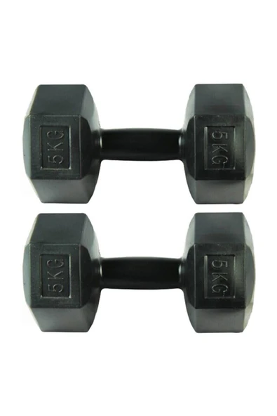 AYAZ SPORT Arbentedarik Dambıl Seti 5 Kg X 2 Adet 10 Kg Ağırlık Seti Dumbell Set ürün görseli 1