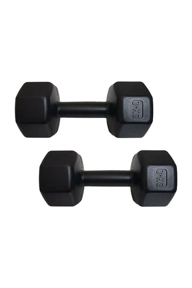 SPİN 3 Kg X 2 Adet 6 Kg Dambıl Seti, Dumbell Set ürün görseli 1