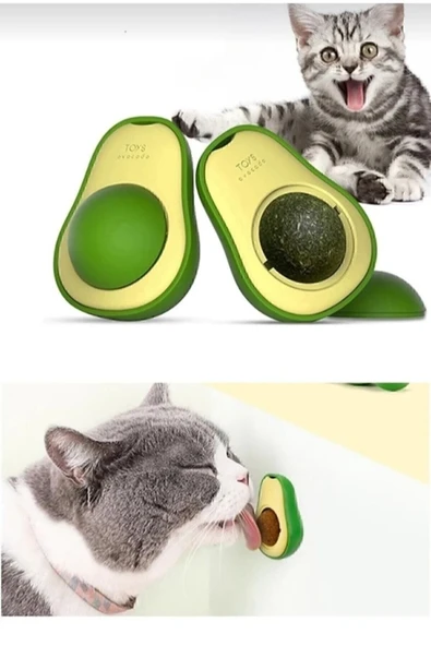 ENPET Old Village Concept Avokado Catnip Avokado Kedi Çimi Topu Avokado Kedi Nanesi Oyuncağı Yapışkanlı ürün görseli 1