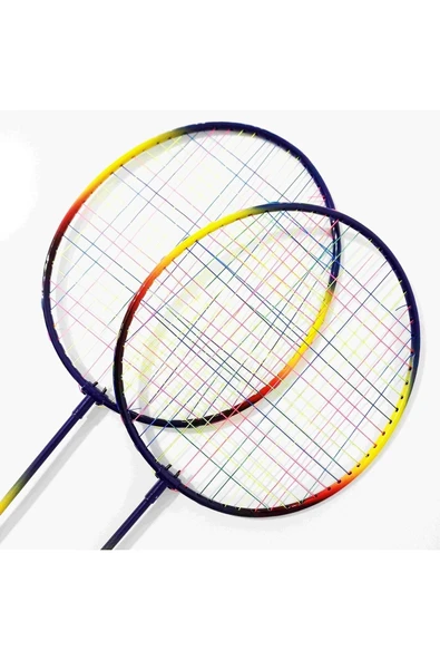 PEKİAL Badminton Seti 2 Raket 6 Top - Resim 2