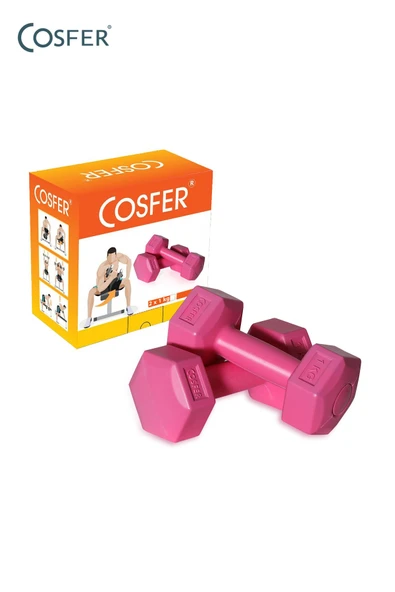 COSFER 1 Kg X2 Adet Plastik Dambıl ürün görseli 1