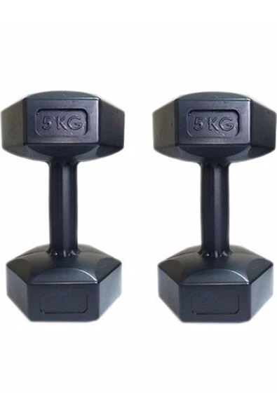 AYAZ SPORT Ayz Sport 5x2 Dambıl Siyah Set Dumbell Toplam 10 Kg ürün görseli 1