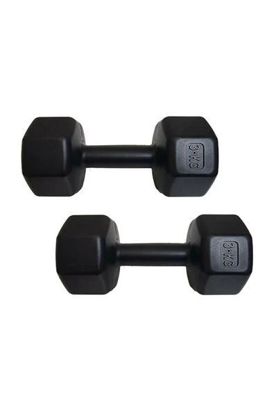 AYAZ SPORT 3 Kg X 2 Adet 6 Kg Dambıl Seti, Dumbell Set ürün görseli 1