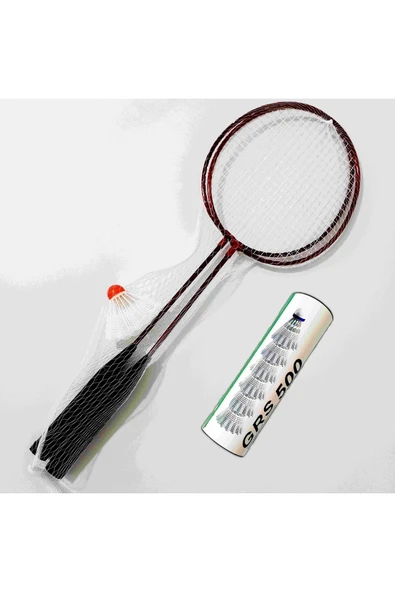 SLİPT Badminton Seti 2 Raket 6 Top ürün görseli 1