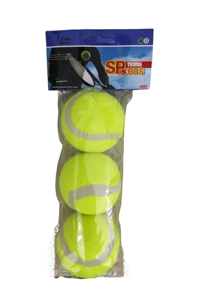 PEKİAL 3'lü Tenis Topu Paketli ürün görseli 1