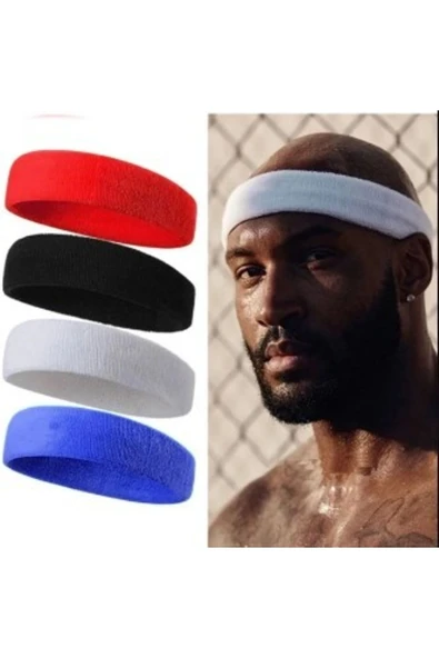 PEKİAL Slipt Sporcu Havlu Kafa Bandı Ter Bandı Headband Tenis Saç Bandı ürün görseli 1