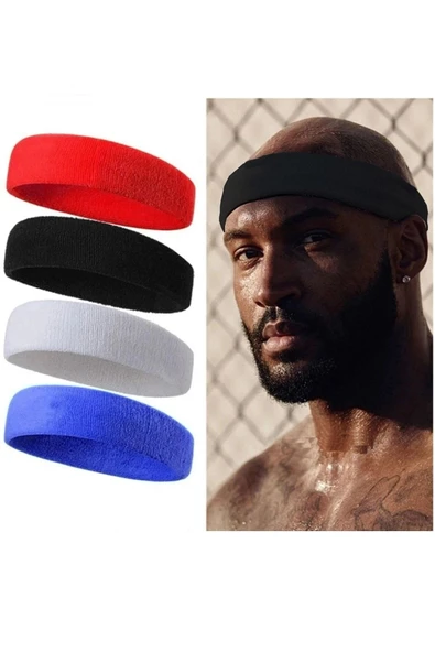 SLİPT Sporcu Havlu Kafa Bandı Ter Bandı Headband Tenis Saç Bandı ürün görseli 1