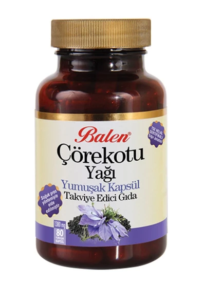 Çörekotu Yağı Yumuşak Kapsül Takviye Edici Gıda Çörek Otu Yağı Kapsülü ürün görseli 1