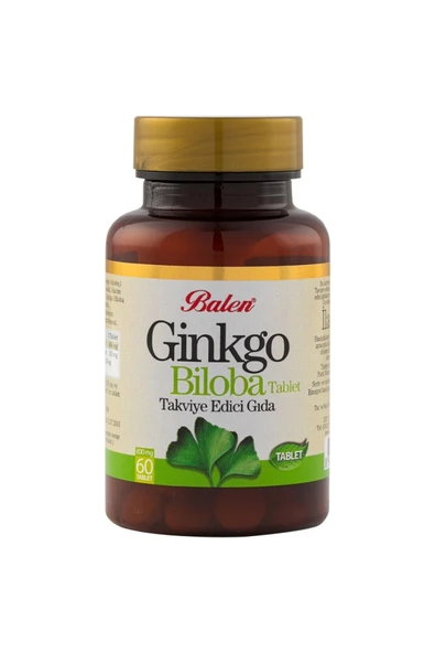 Ginkgo Biloba 600 Mg 60 Tablet Gingko Ginkgo Ginko Biloba Tableti ürün görseli 1