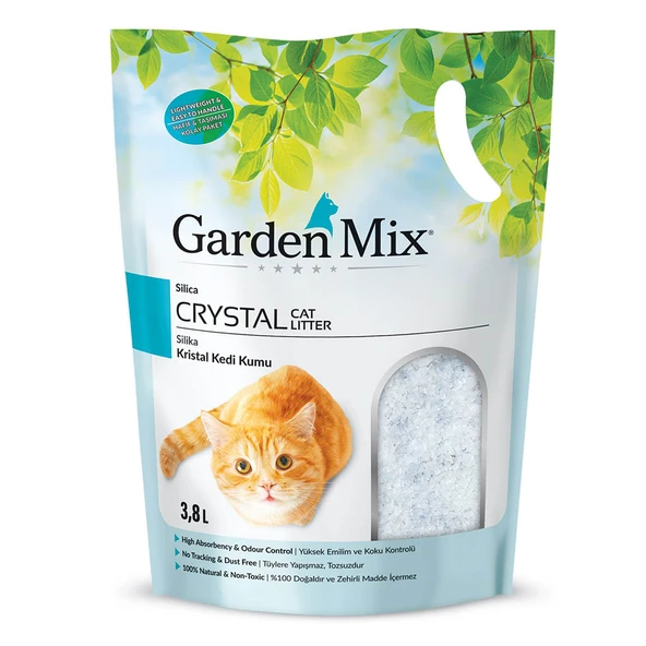Gardenmıx Sılıca Kedi Kumu 1.4 Kg - 3.8 L ürün görseli 1