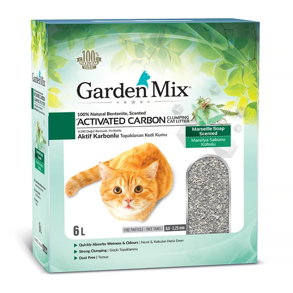 Gardenmix Bentonit Aktif Karbon Mar.sabun 6lt ürün görseli 1