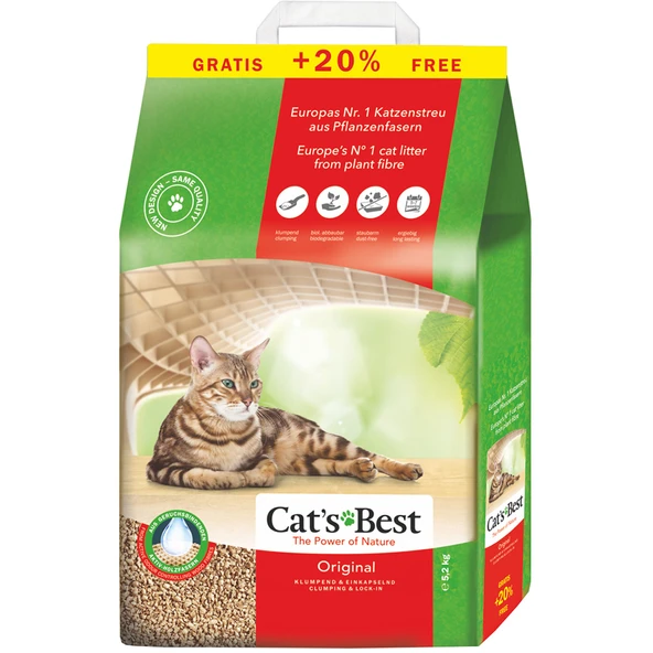 Cats Best Original 10+2 L (5,2 Kg) ürün görseli 1