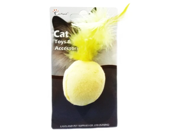 Eastland Kedi Otlu Tüylü Top 4,5 Cm Karş.renkli ürün görseli 1