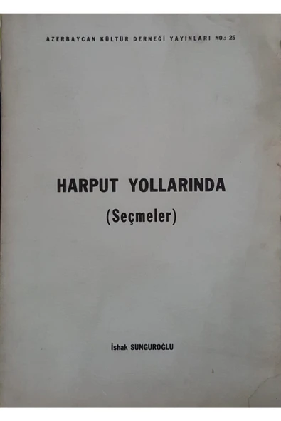 Harput Yollarında (seçmeler) (2.el) ürün görseli 1
