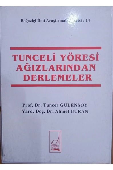 Tunceli Yoresi Agızlarından Derlemeler ürün görseli 1