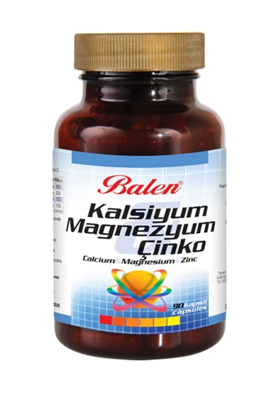 Kalsiyum&magnezyum&çinko 90 Kapsül Kalsiyum Magnezyum Çinko Kapsül ürün görseli 1