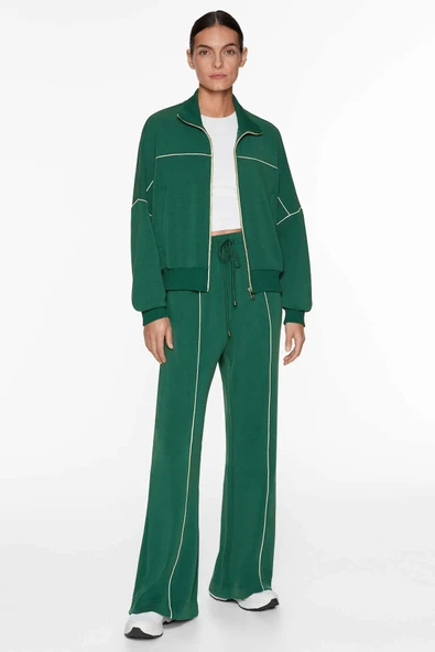 Oysho Modal içeren düz kesim relaxed pantolon ürün görseli 1