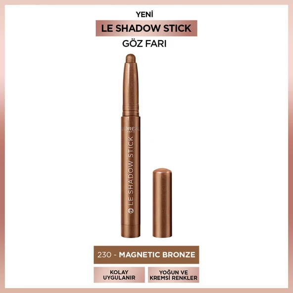 L'Oréal Paris Le Shadow Stick Göz Farı - 230 Magnetic Bronze ürün görseli 1