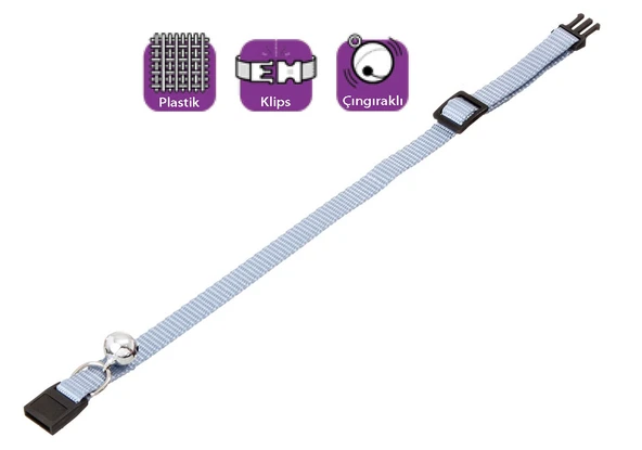 Karlıe Boyun Tasma Çıng. 30 Cm Mavi ürün görseli 1