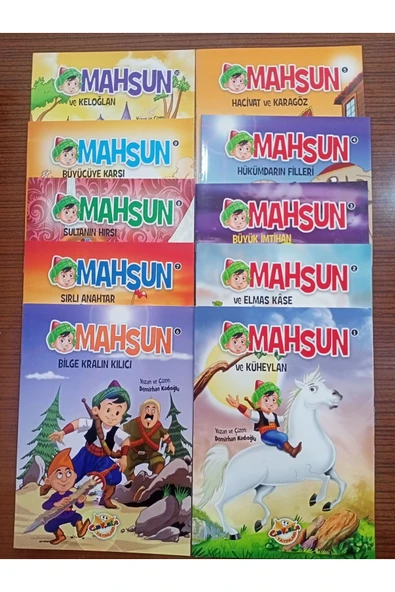 Mahsun Çizgi Roman Ilk Ve Orta Okullar Için 8 Adet Karışık Kitap ürün görseli 1