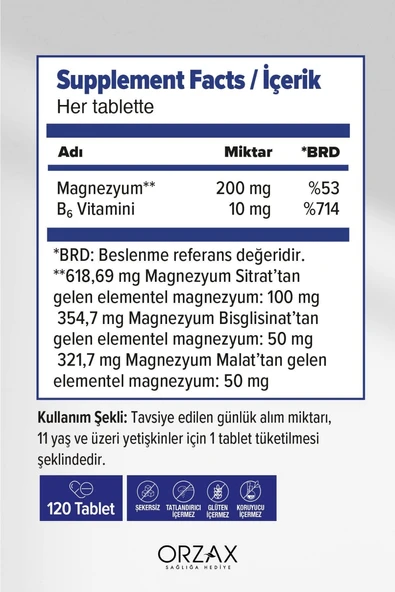 Ocean Extramag P5P 120 Tablet x 2 Adet - Resim 2