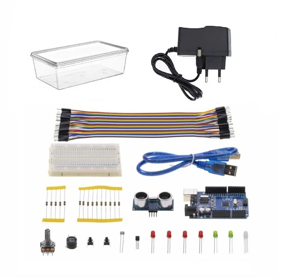 Robotik Kodlama Arduino Uno Başlangıç Seti Adaptörlü - Resim 3