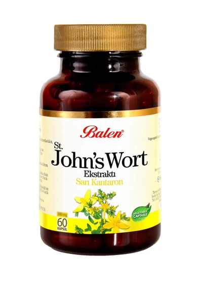 Johns Wort Ekstraktı Sarı Kantaron Kapsül 60 Kapsül ürün görseli 1