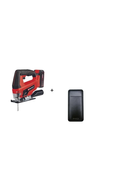 Einhell TC-JS 18 Li 1x2.5AH Akülü Dekupaj Testere - 4321228 + Akdeniz Taşınabilir Şarj Cihazı (Model: S125Q) ürün görseli 1