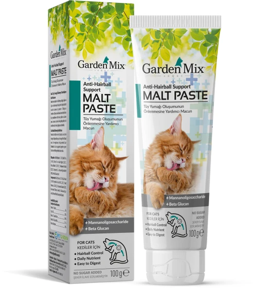 Garden Mix Anti Hairball Kedi Malt Macunu 100 Gram ürün görseli 1